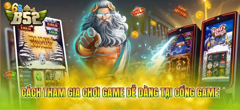 Cách tham gia chơi game dễ dàng tại cổng game