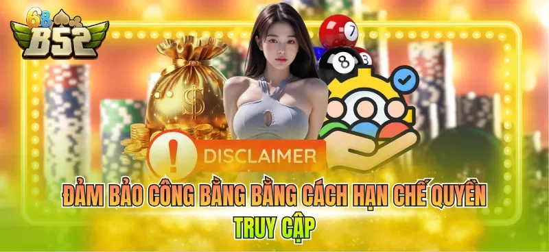 Đảm bảo công bằng bằng cách hạn chế quyền truy cập